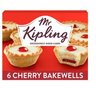 Mr Kipling's cherry Bakewells are £1 at Sainsbury's