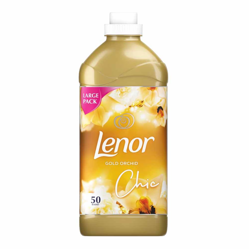 Lenor Gold Orchid fabric conditioner (1.75l) is reduced from £5 to £2.50 at Wilko