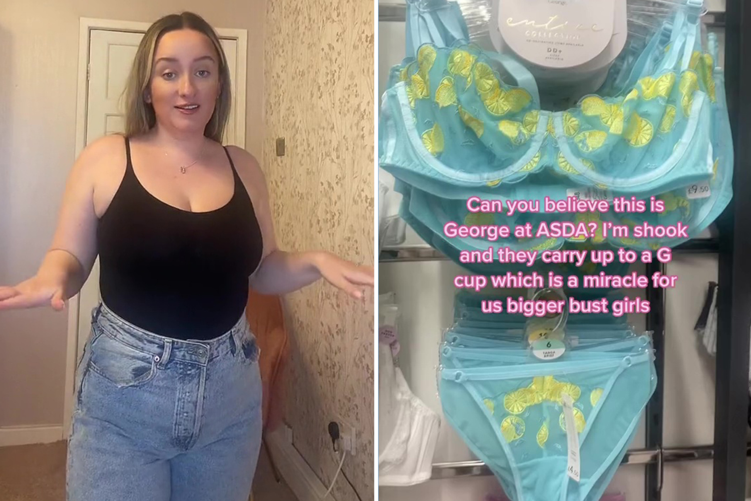I’ve got big boobs and was shaken by the gorgeous £9.50 bras in Asda