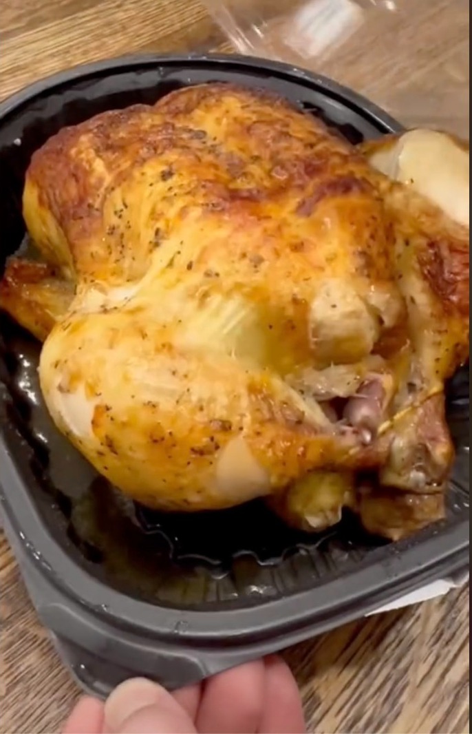 This TikToker was able to get multiple meals out of a $5 rotisserie chicken