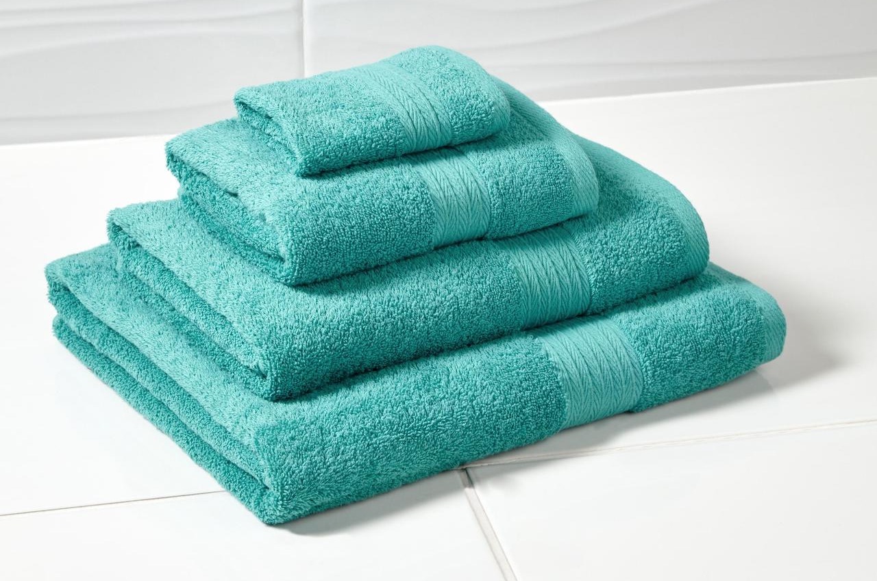 Save £1.75 on this supersoft teal bath towel at Morrisons
